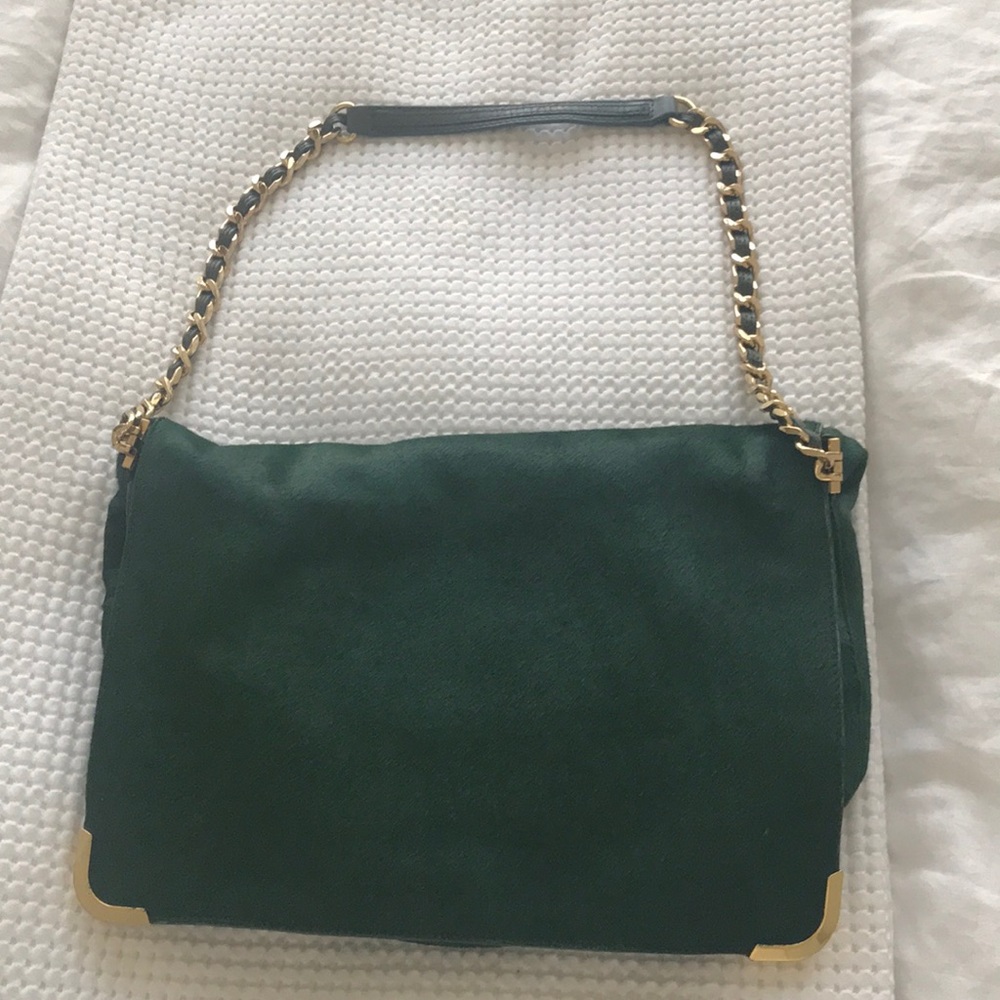 Cowhide messenger bag